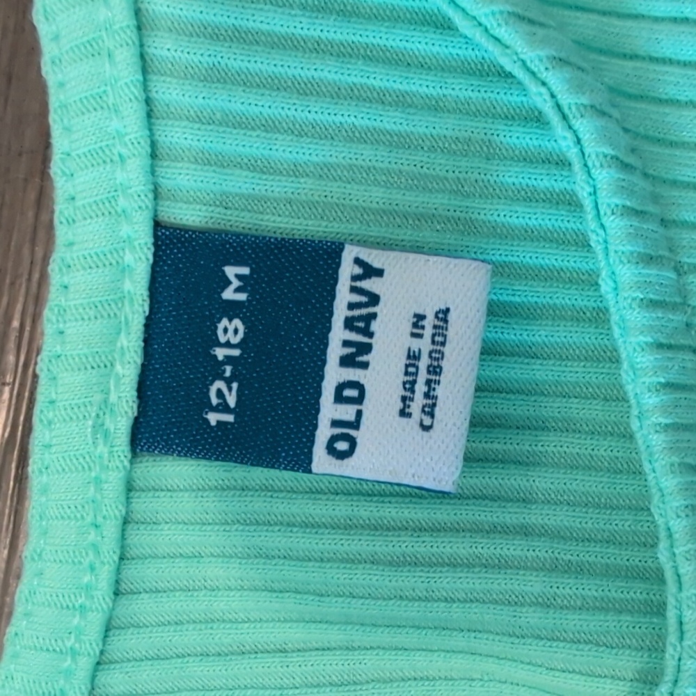 Old Navy Aqua Summer Ruffle Tank And Bloomers Set - Picture 2 of 2